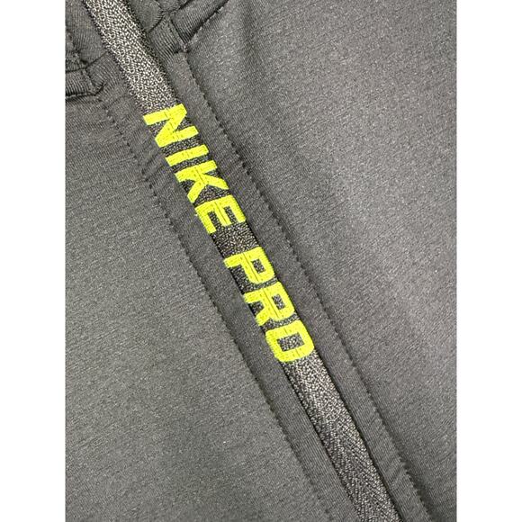 Nike Pro Combat Hyperwarm 1/2 Zip Pullover Training Top Thumbholes Womens Large - Picture 4 of 12